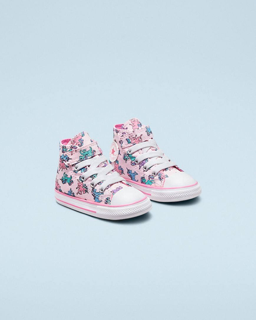 Dívčí Boty Vysoké Converse Chuck Taylor All Star Easy-On Unicorns Růžové Blankyt | CZ MHRZ58